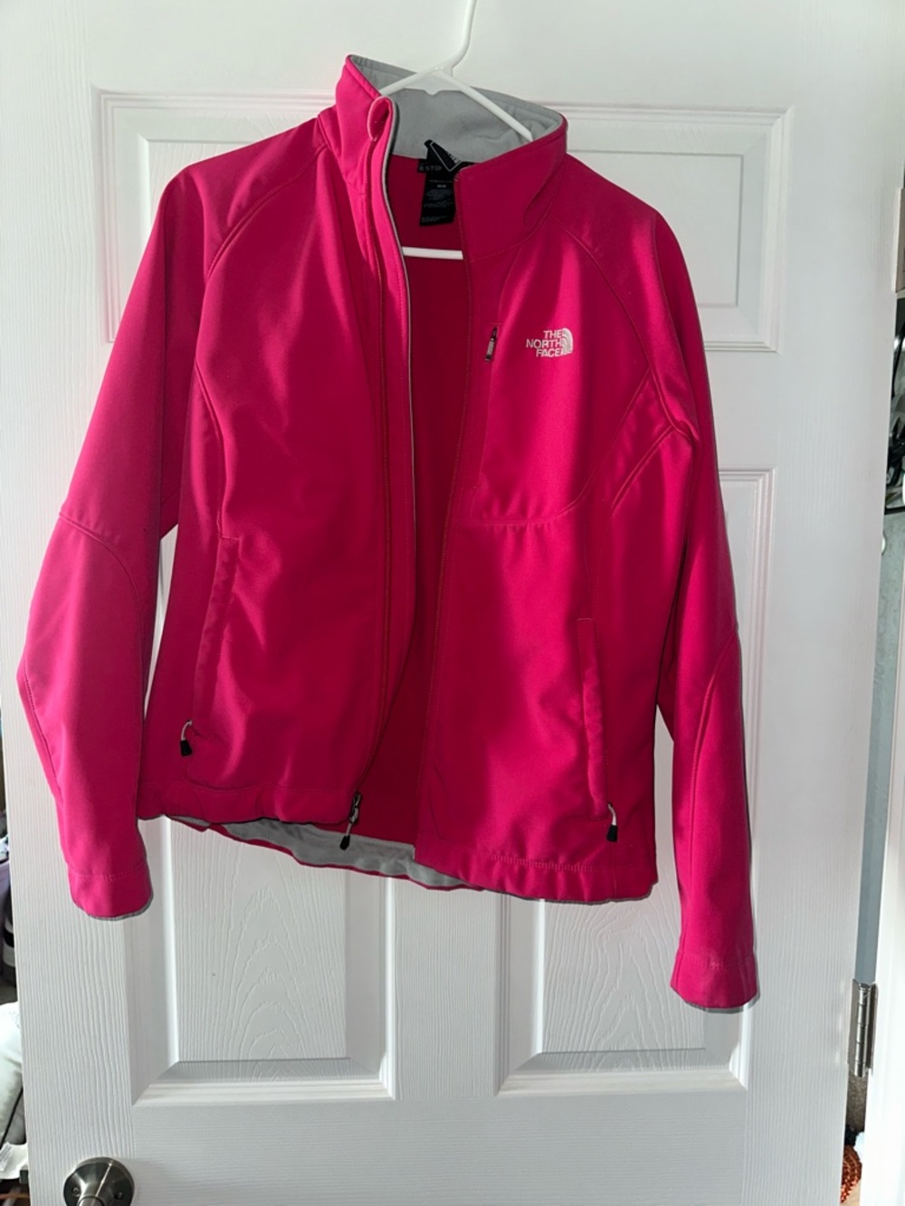 The North Face Women’s Hot Pink Apex Barrier Soft Shell Jacket